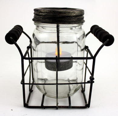 Jar tea light simple