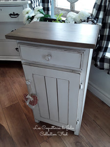 Meuble - Meuble d'appoint blanc
