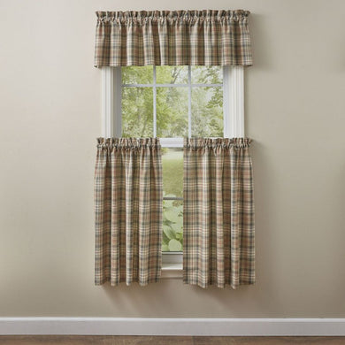 Valance et tiers carreauté Gentry