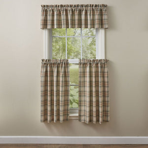 Valance et tiers carreauté Gentry