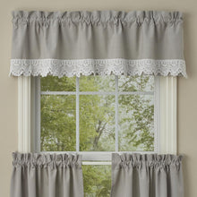 Charger l&#39;image dans la galerie, Valance et tiers Vintage Crochet